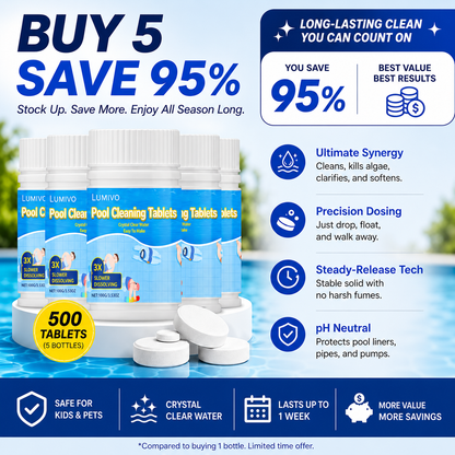 The Next-Gen Pool Purifier is here ✨ 2X Stronger Algae Control, Gentle & Safe for Kids! 👨‍👩‍👧‍👦