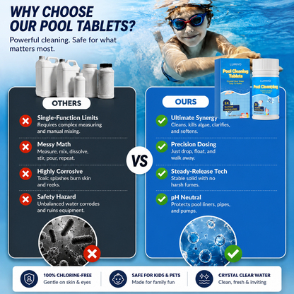 The Next-Gen Pool Purifier is here ✨ 2X Stronger Algae Control, Gentle & Safe for Kids! 👨‍👩‍👧‍👦