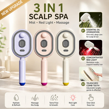 🔥Day Sale 50% OFF🔥Electric Spray Air Cushion Massage Comb